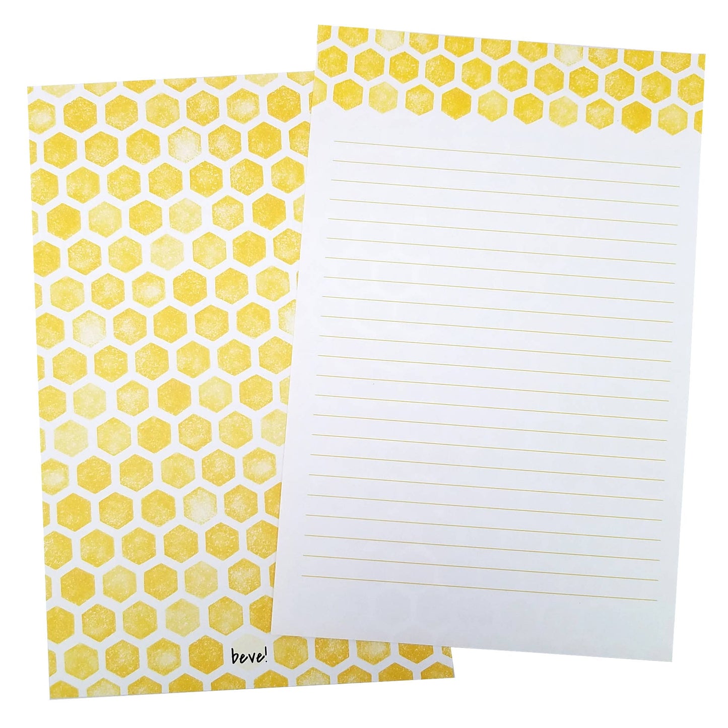 Yellow Hex Letter Writing Stationery Set