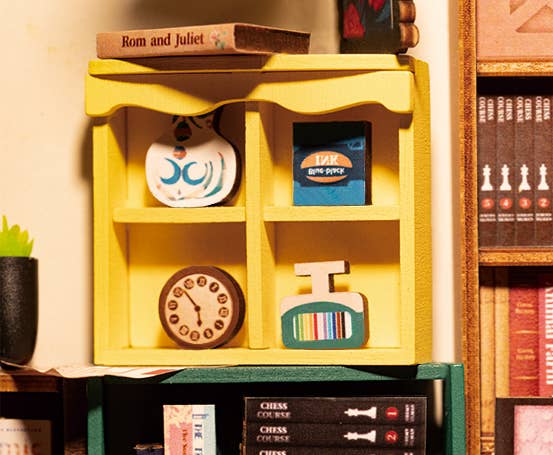 TGB07 Bookstore Robotime Rolife DIY Kit Book Nook 3D Puzzles