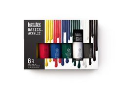Liquitex BASICS® Acrylic 6 Color 4oz Tube Set
