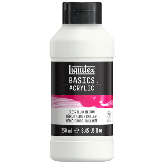 Liquitex Basics Gloss Fluid Medium 250ml Bottle