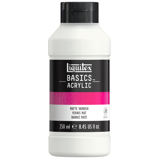 Liquitex Basics Matte Varnish 250ml Bottle