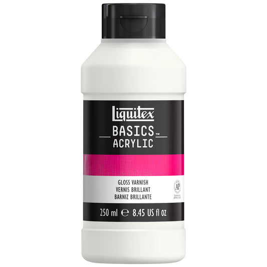 Liquitex Basics Gloss Varnish 250ml Bottle