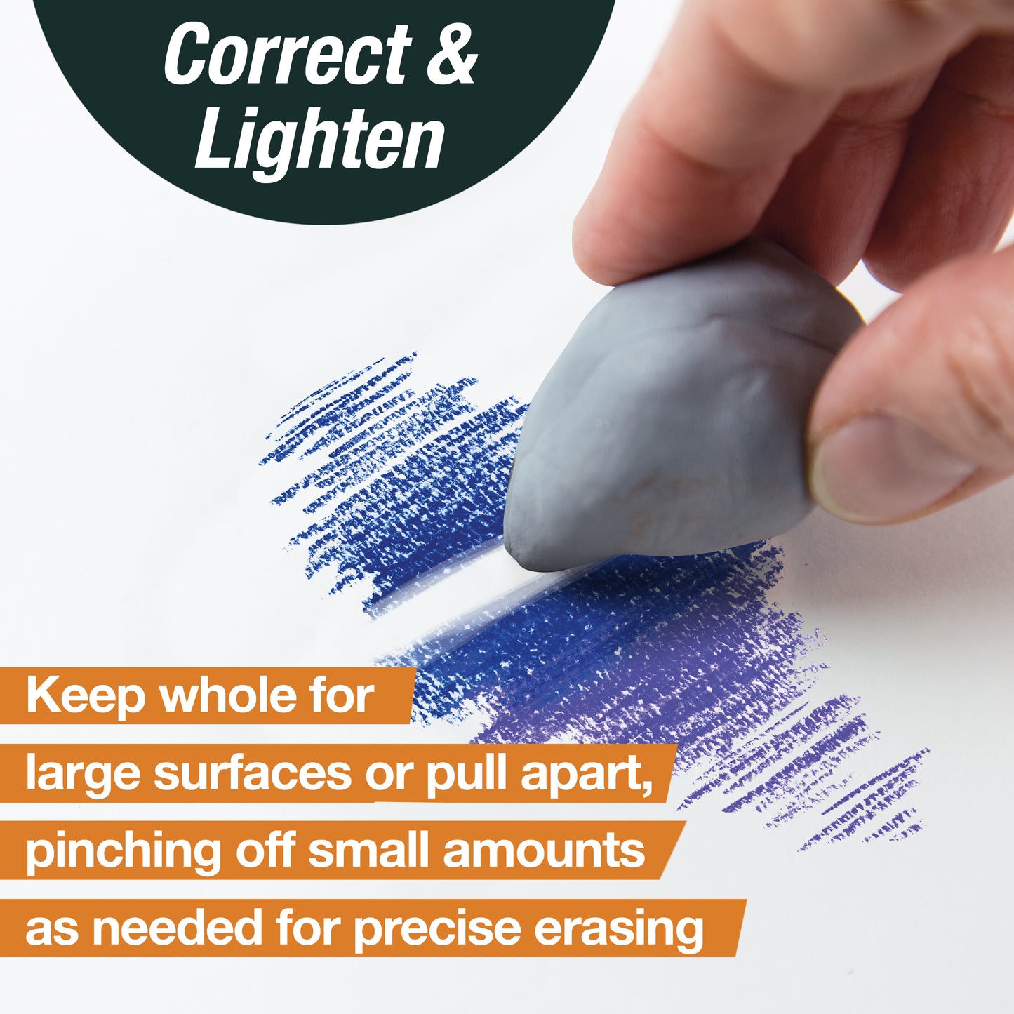 Kneadable Eraser Colors