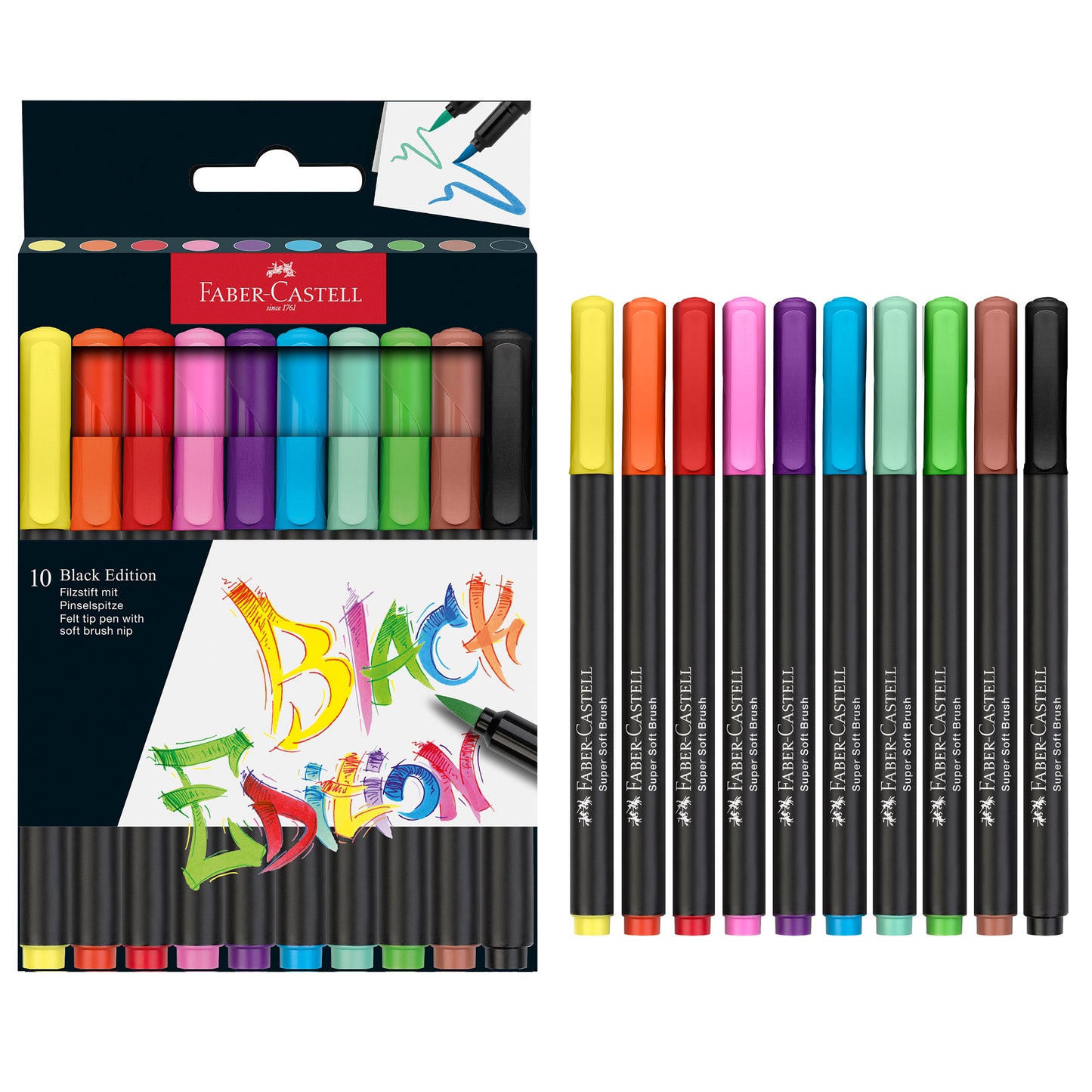 Black Edition Brush Pens