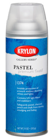 A spray can of fixative