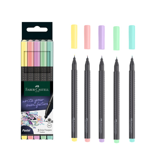 Fineliner Pastel 5 Ct