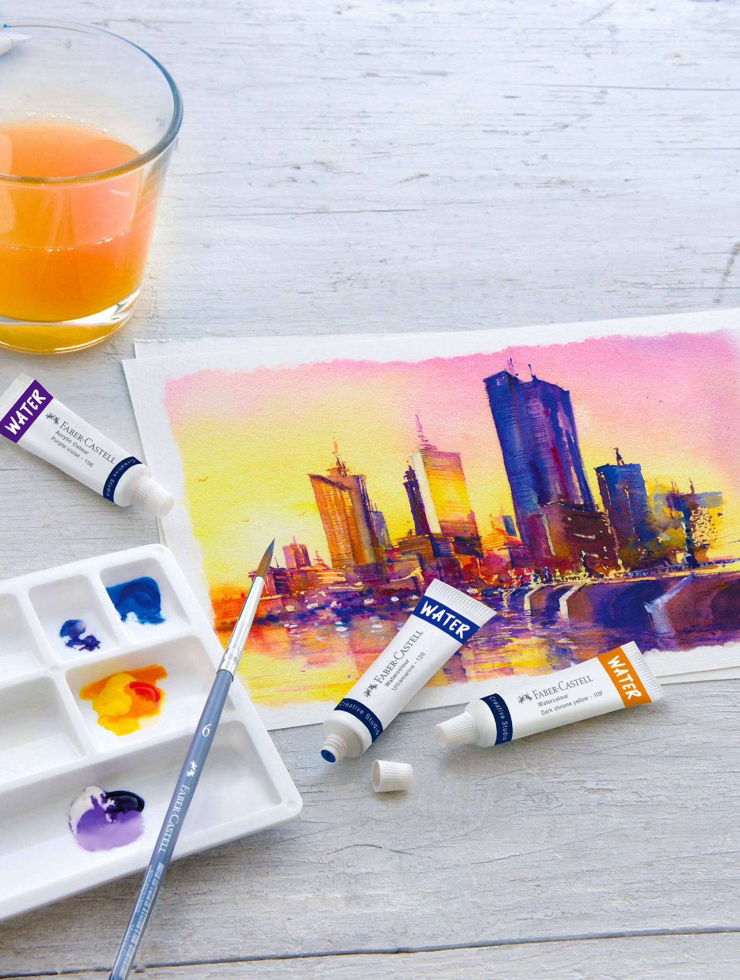 Liquid Watercolor Paint Set- 12ct
