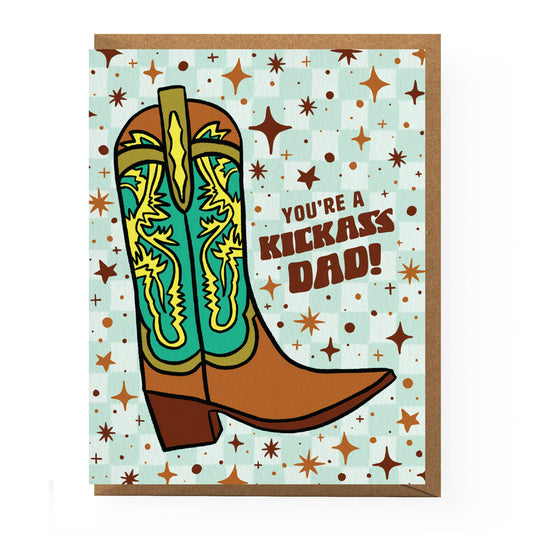 Kickass Dad Father's Day Card