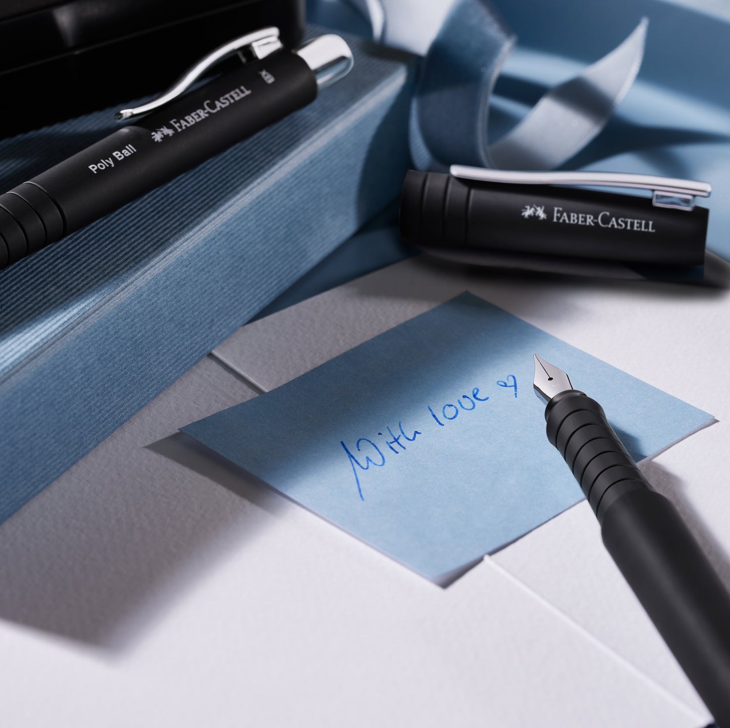 Poly Pen Fountain and Ballpoint Pen Pen Gift Set