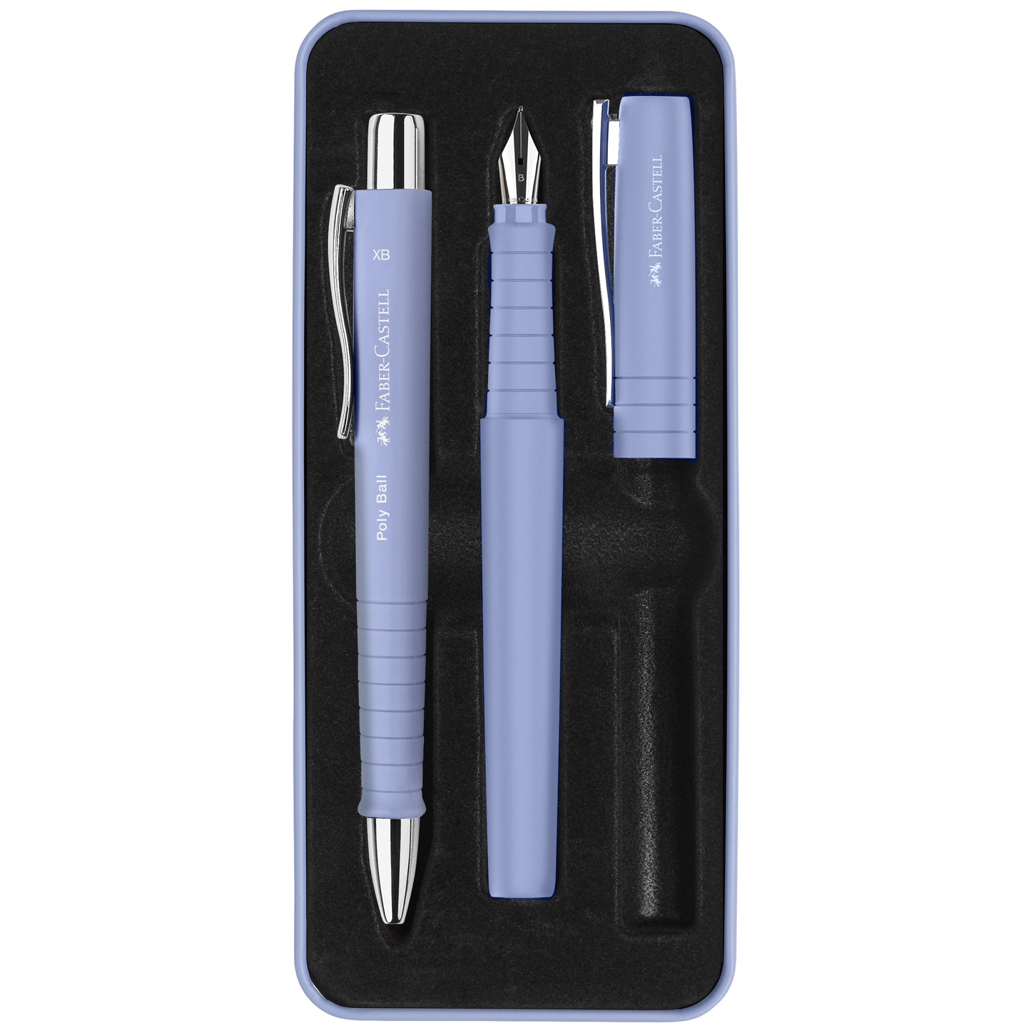 Poly Pen Fountain and Ballpoint Pen Pen Gift Set