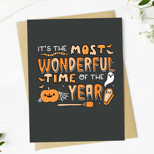 "It's The Most Wonderful Time Of The Year" Halloween Card