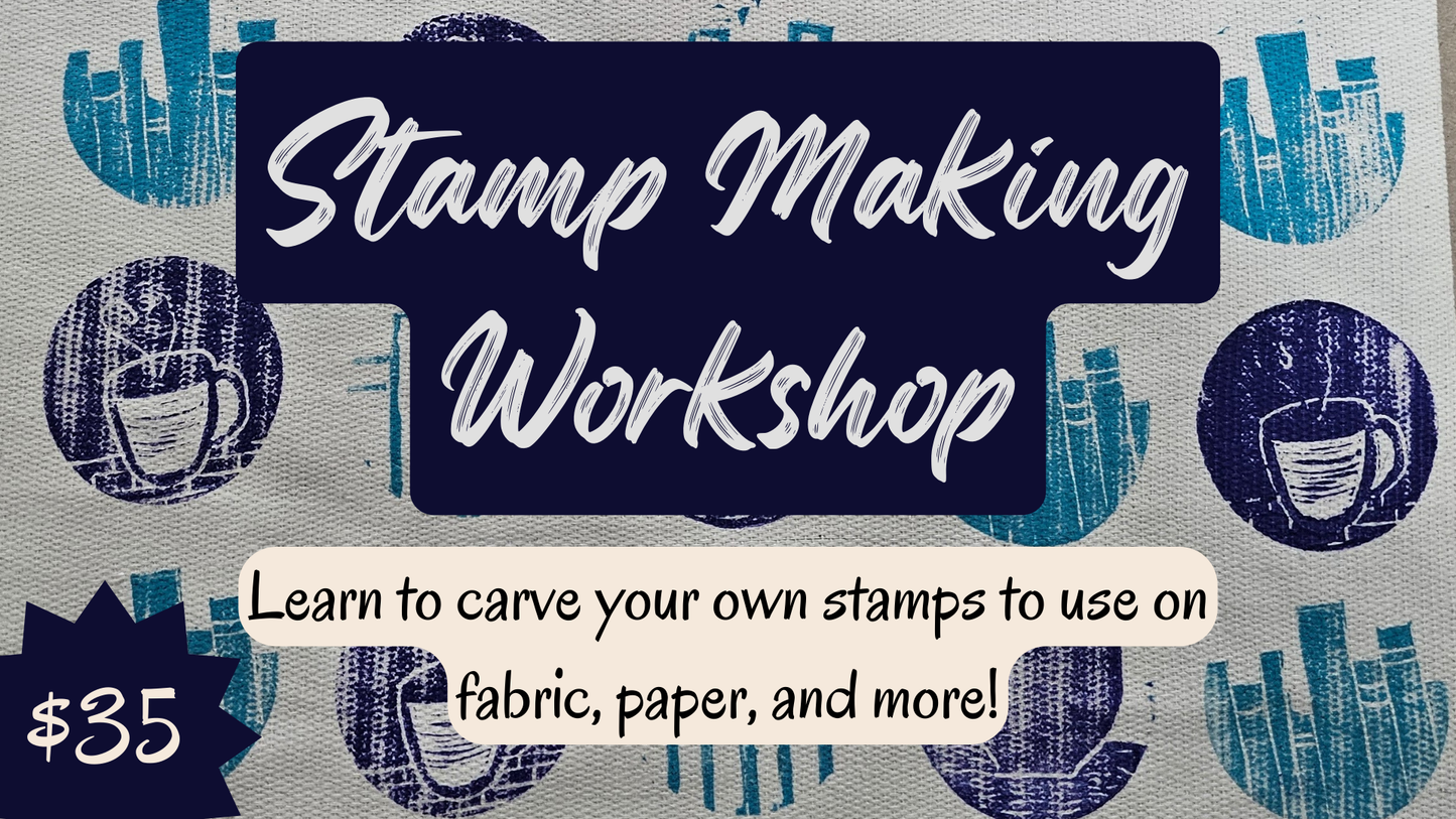 Stamp Making Workshop (Linocut) (In Person • Shelbyville, TN)