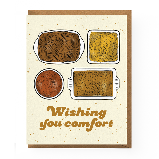 Comfort Casserole Sympathy Card