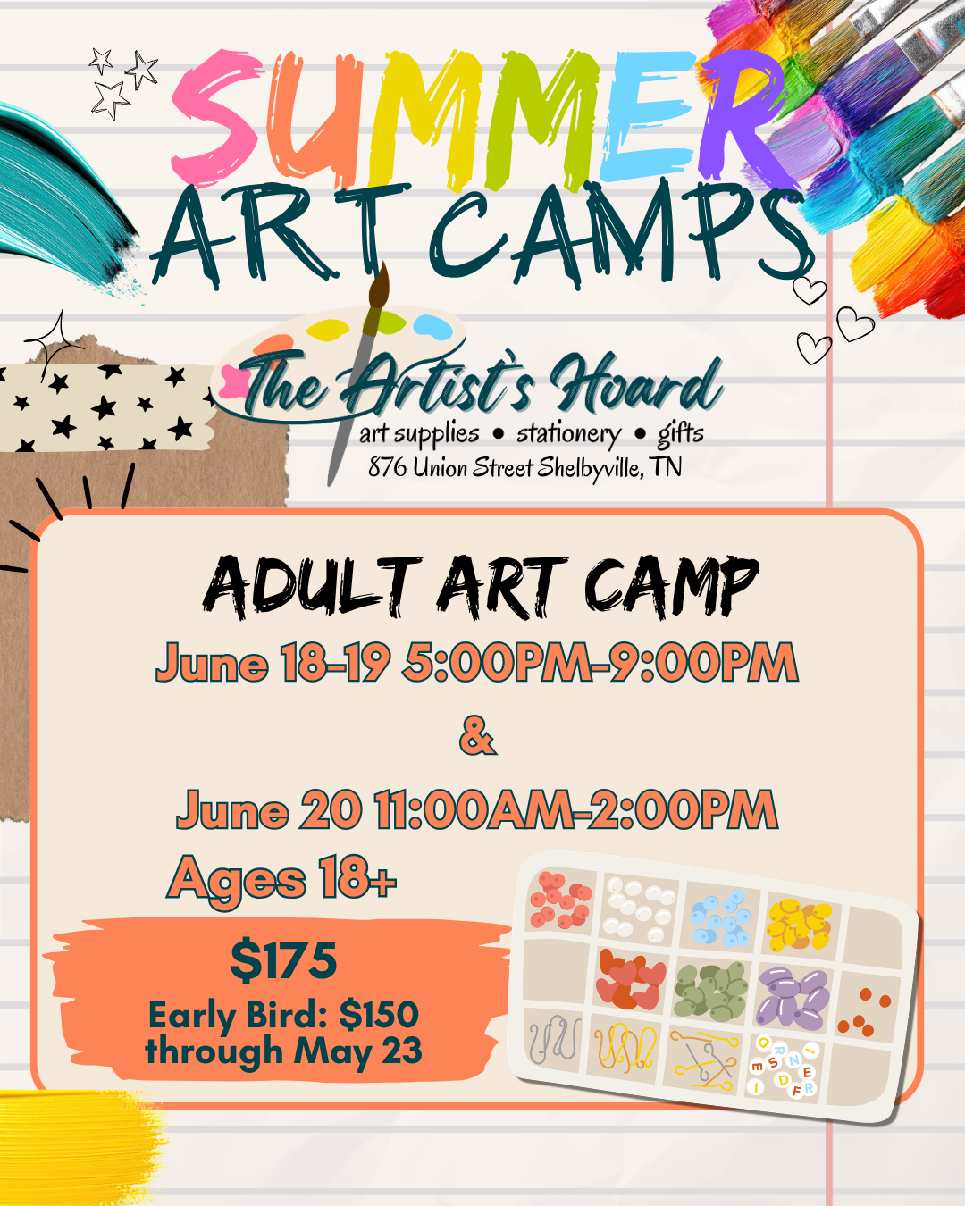 Adult Art Camp