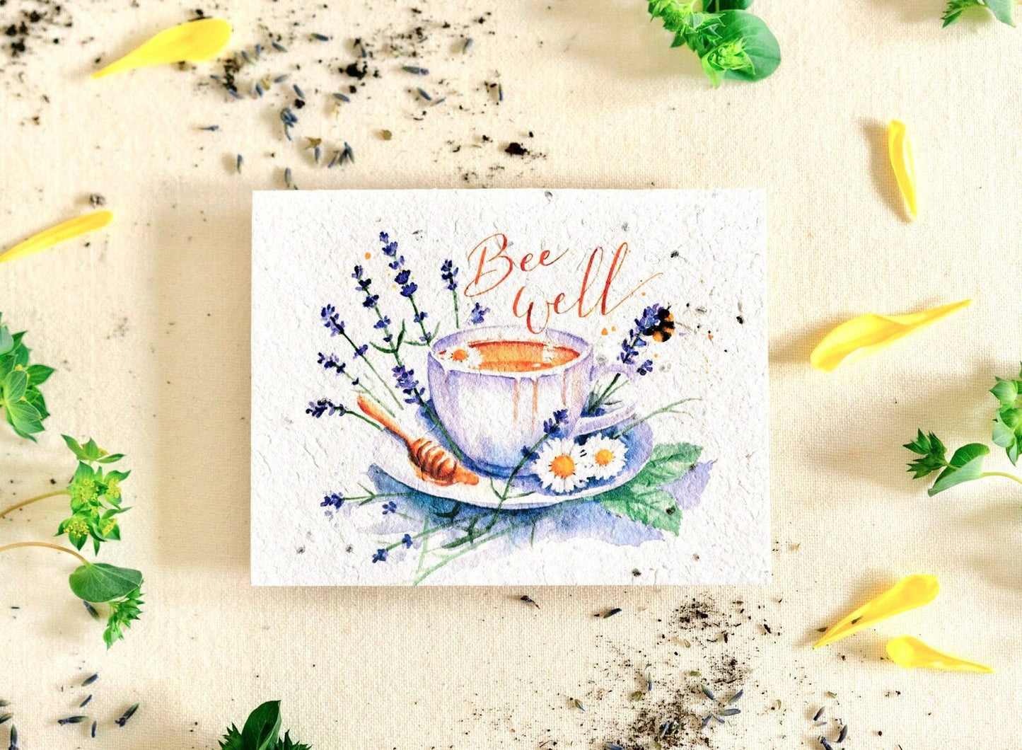 Bee Well Herb Mix Plantable Seed Card