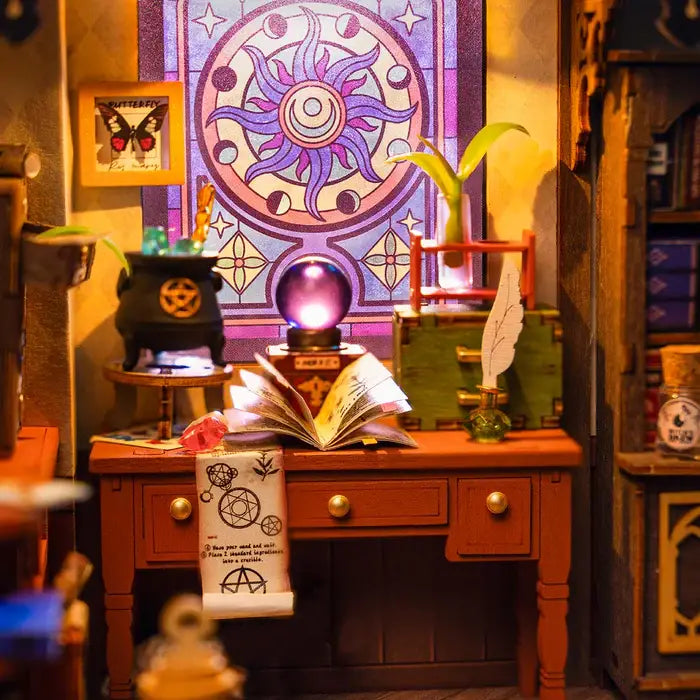 DG166 Rolife The Magic Study DIY Miniature House