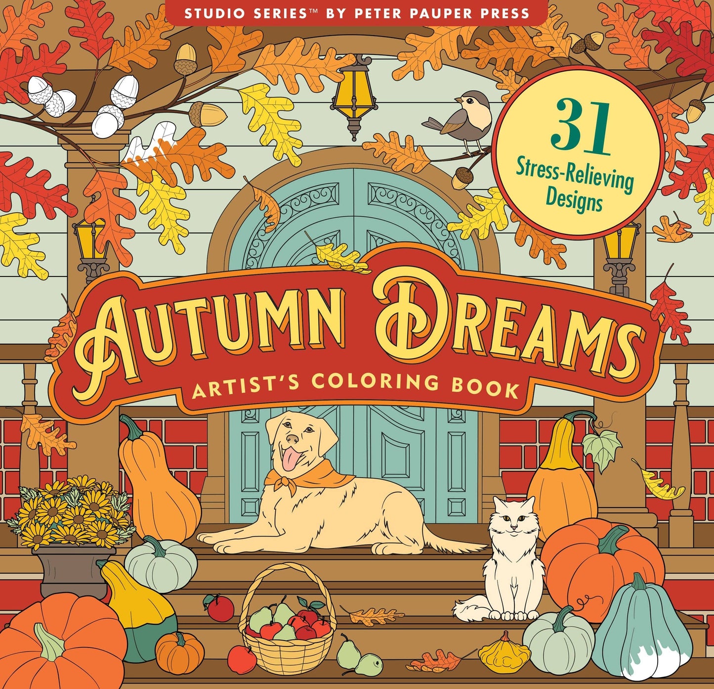 Autumn Dreams Artist's Coloring Book