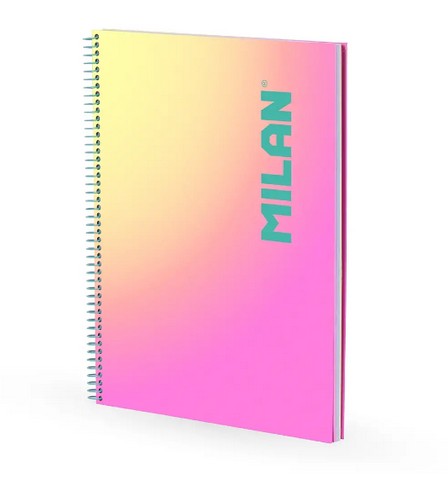 Milan Sunset Spiral Hardcover Notebook