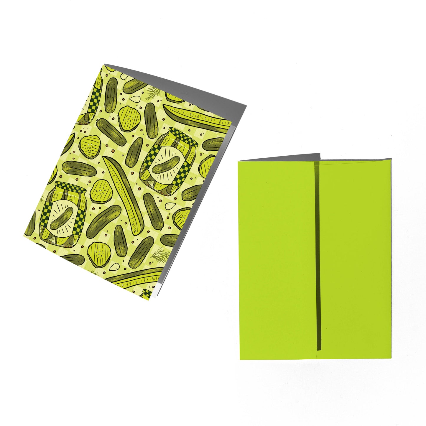 Pickle Pattern Greeting Card