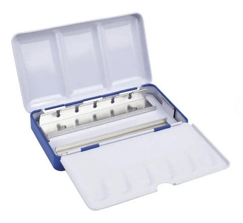 Milan Empty Half Pan Watercolor Palette - 12 pc