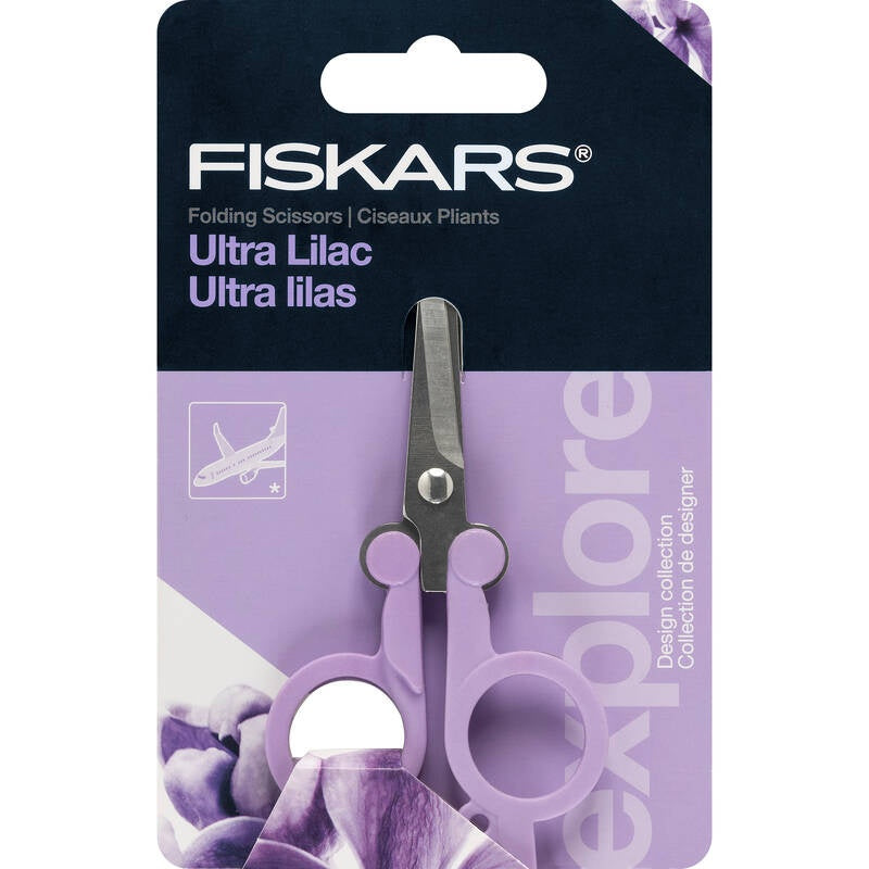 Fiskars Designer Folding Scissors 4"
