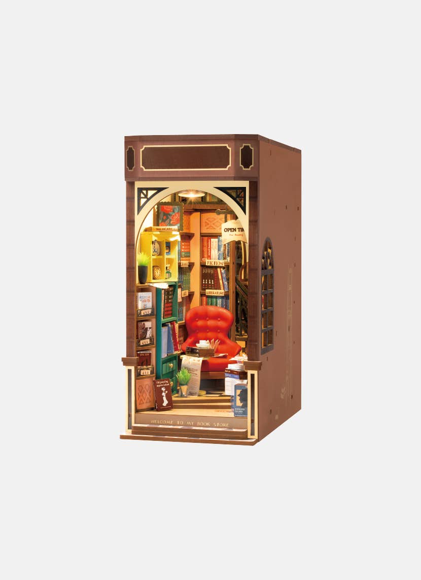 TGB07 Bookstore Robotime Rolife DIY Kit Book Nook 3D Puzzles