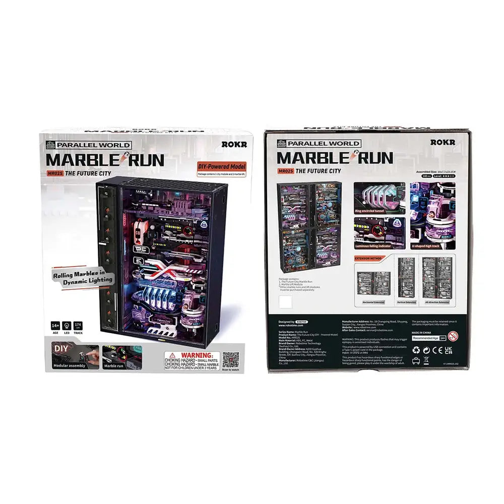 MR02S The Future City (DIY-Powered Model) ROKR Marble