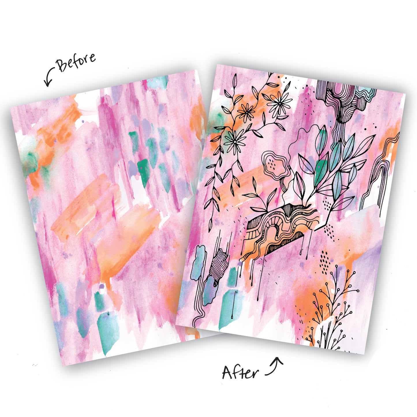 Reverse Coloring Book Brights Edition