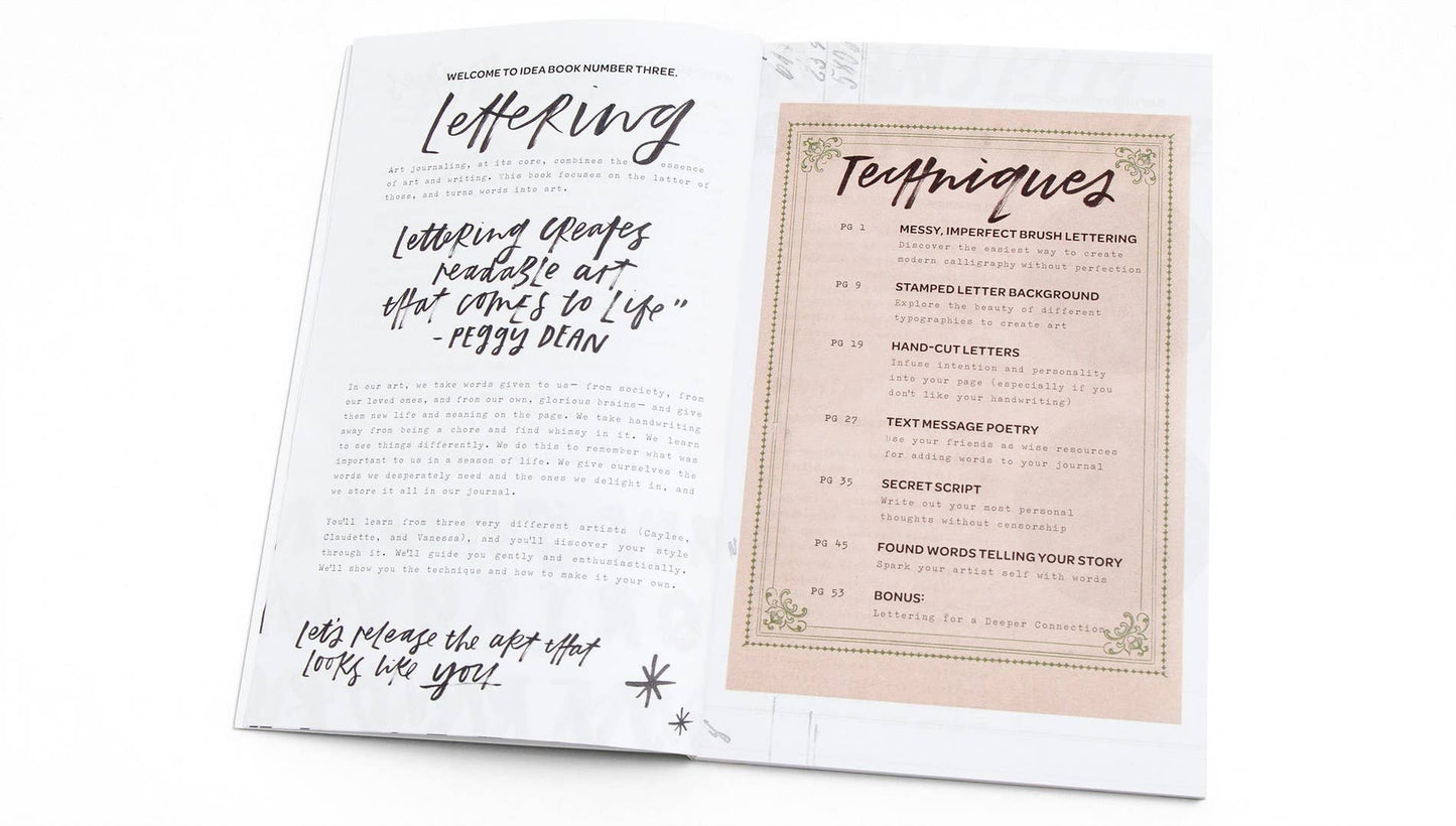 Lettering Idea Book
