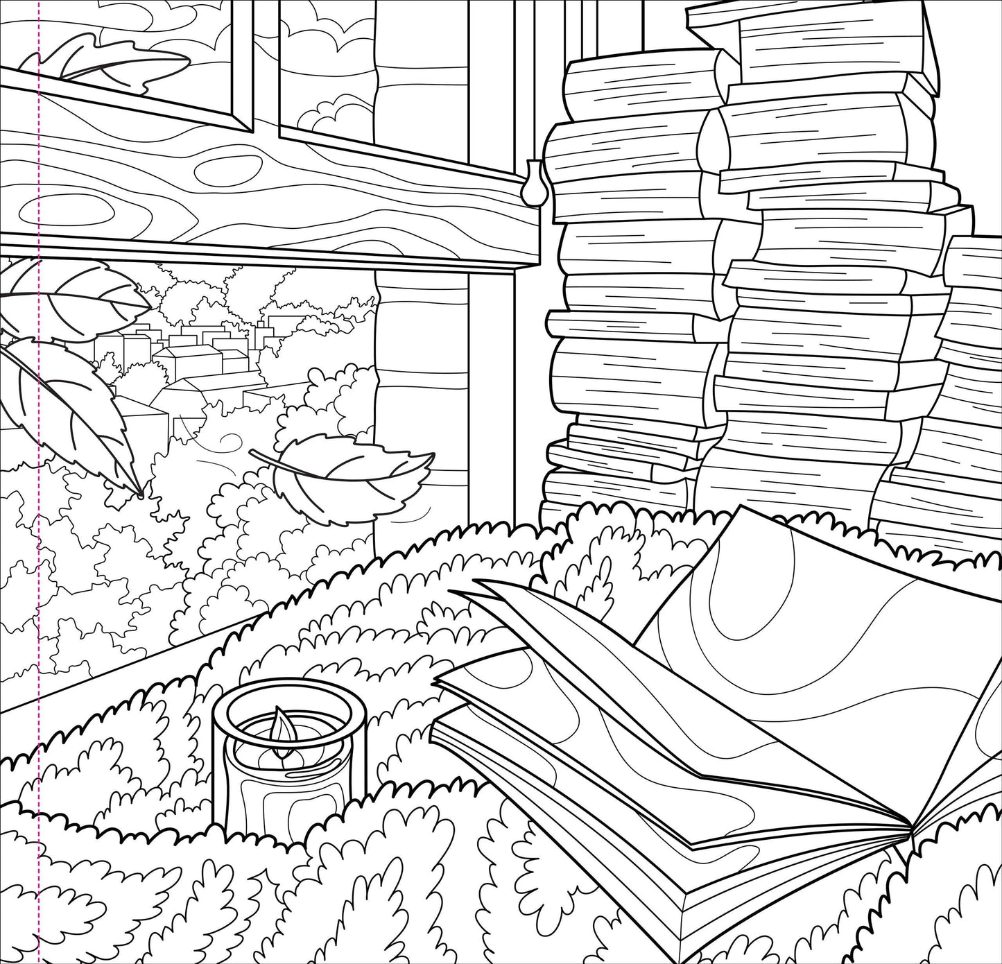 Autumn Dreams Artist's Coloring Book