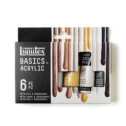 Liquitex BASICS Metallic/Iridescent 22ml 6 Piece Set