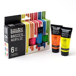 Liquitex BASICS Fluorescent 22ml 6 Piece Set