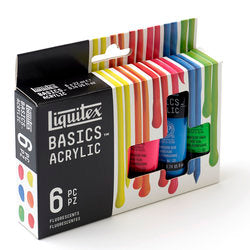 Liquitex BASICS Fluorescent 22ml 6 Piece Set