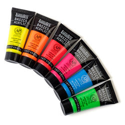 Liquitex BASICS Fluorescent 22ml 6 Piece Set