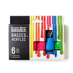 Liquitex BASICS Fluorescent 22ml 6 Piece Set
