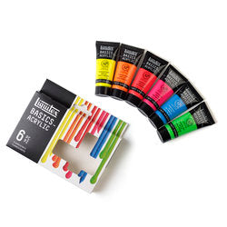 Liquitex BASICS Fluorescent 22ml 6 Piece Set