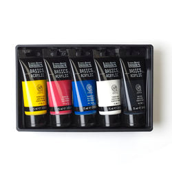 Liquitex BASICS® Acrylic 5 Piece 75ml Tube Set