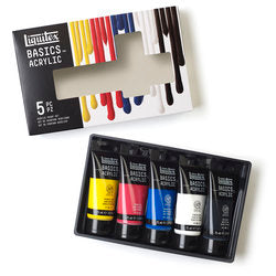 Liquitex BASICS® Acrylic 5 Piece 75ml Tube Set