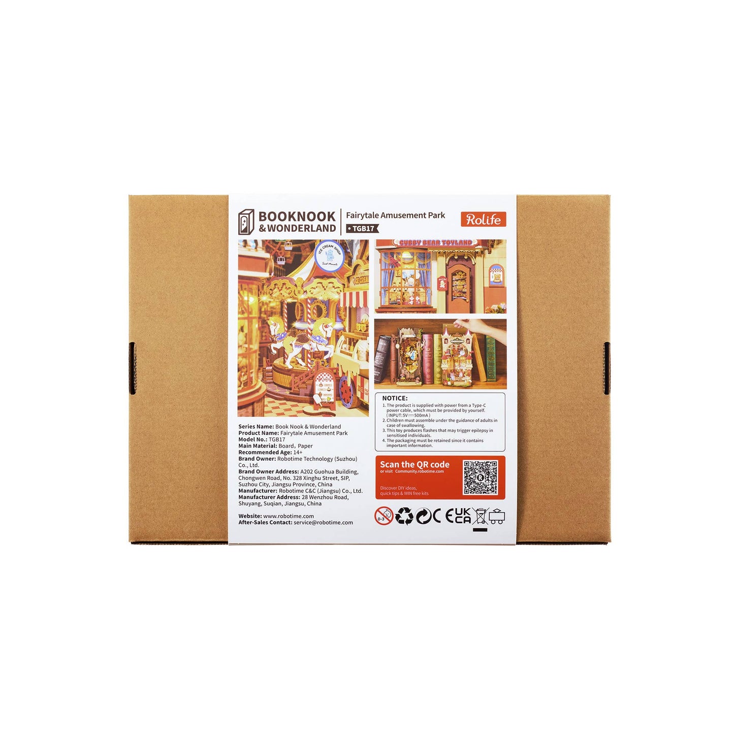 Rolife Fairytale Amusement Park DIY Book Nook TGB17