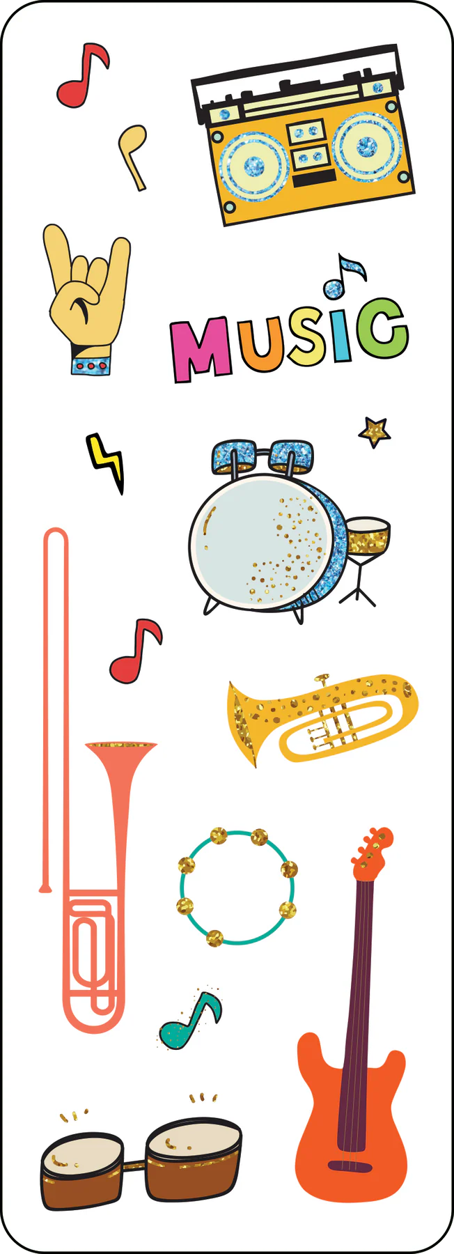 Music Sticker Sheets
