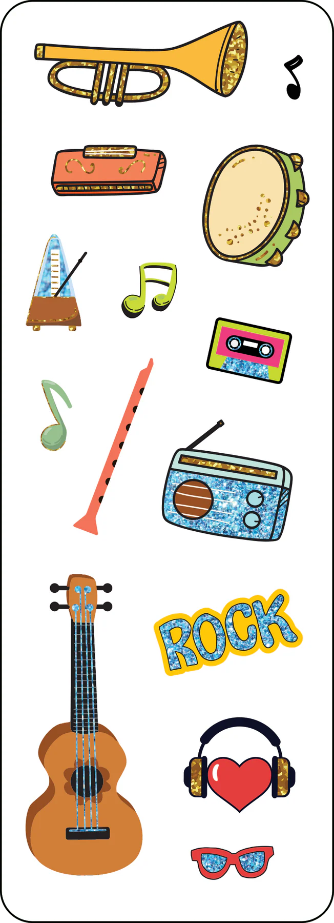 Music Sticker Sheets