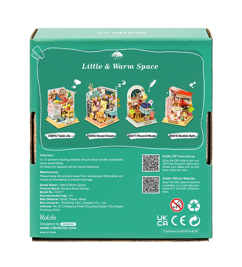 Robotime Rolife 3D DIY Record Mood DS017 Gift