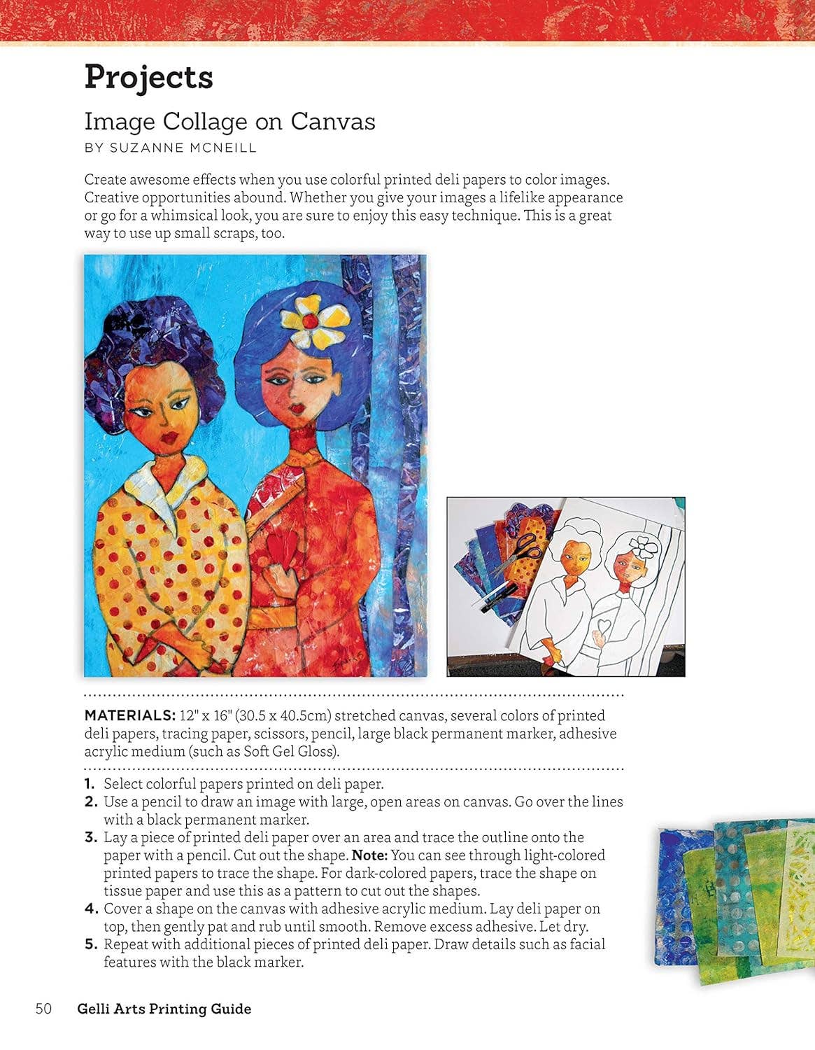Gelli Arts® Printing Guide - Printing Without a Press