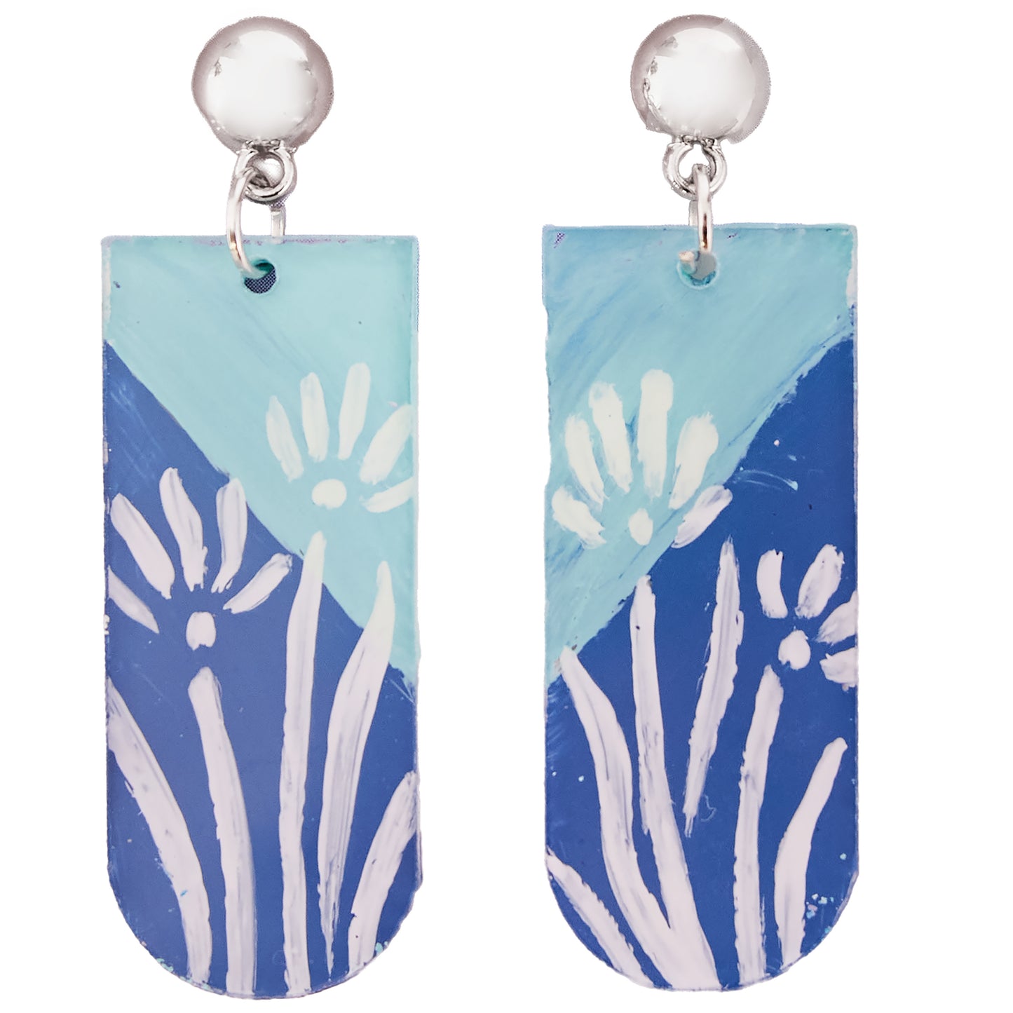 Painted Acrylic Earrings