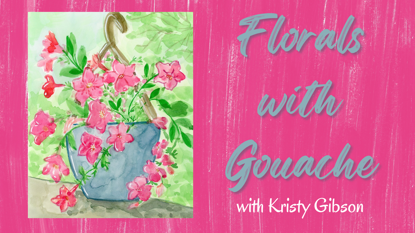 Florals with Gouache