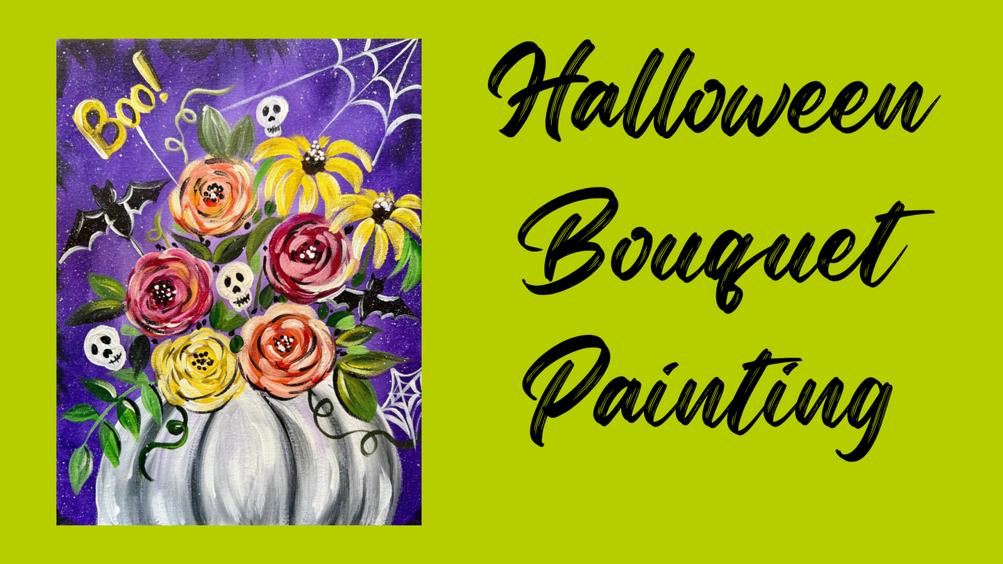 Halloween Bouquet Painting
