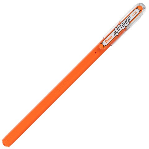 An orange pen