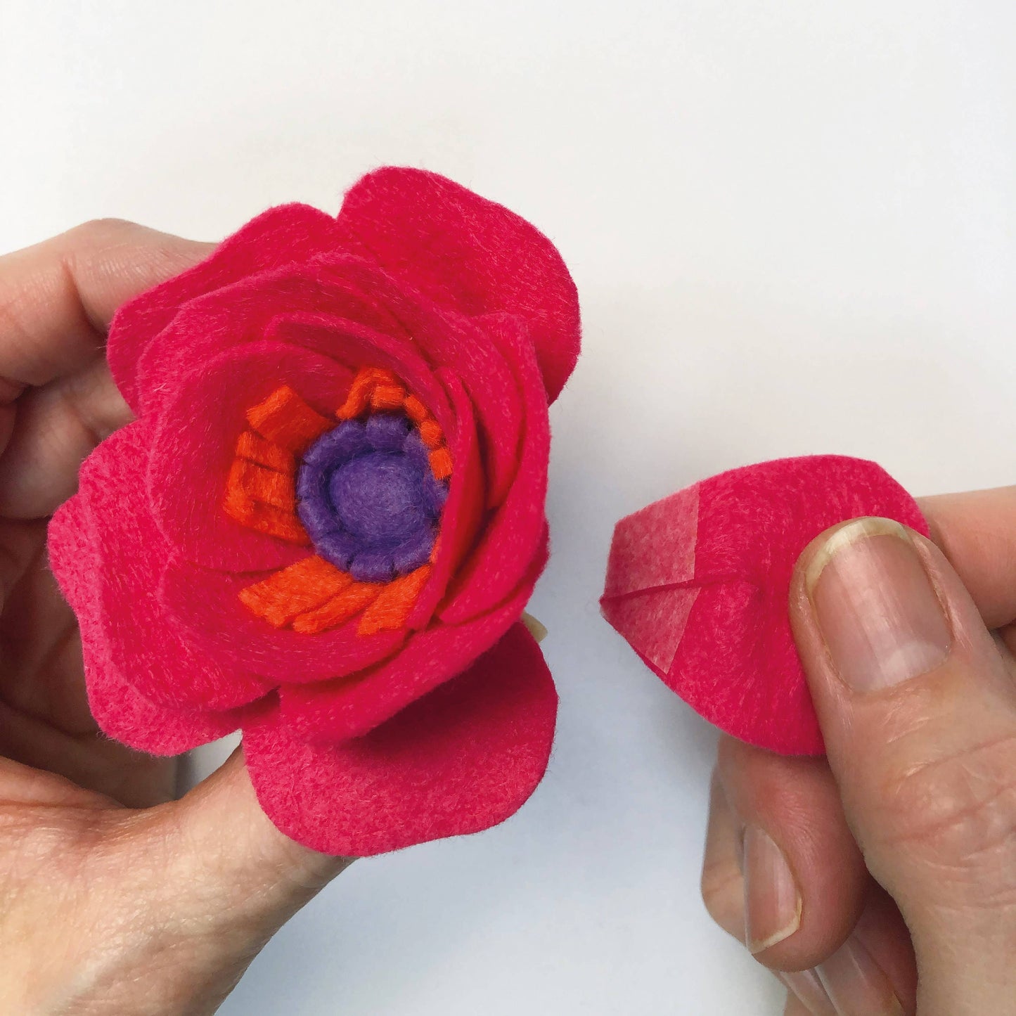 Felt Flower and Macrame Kit