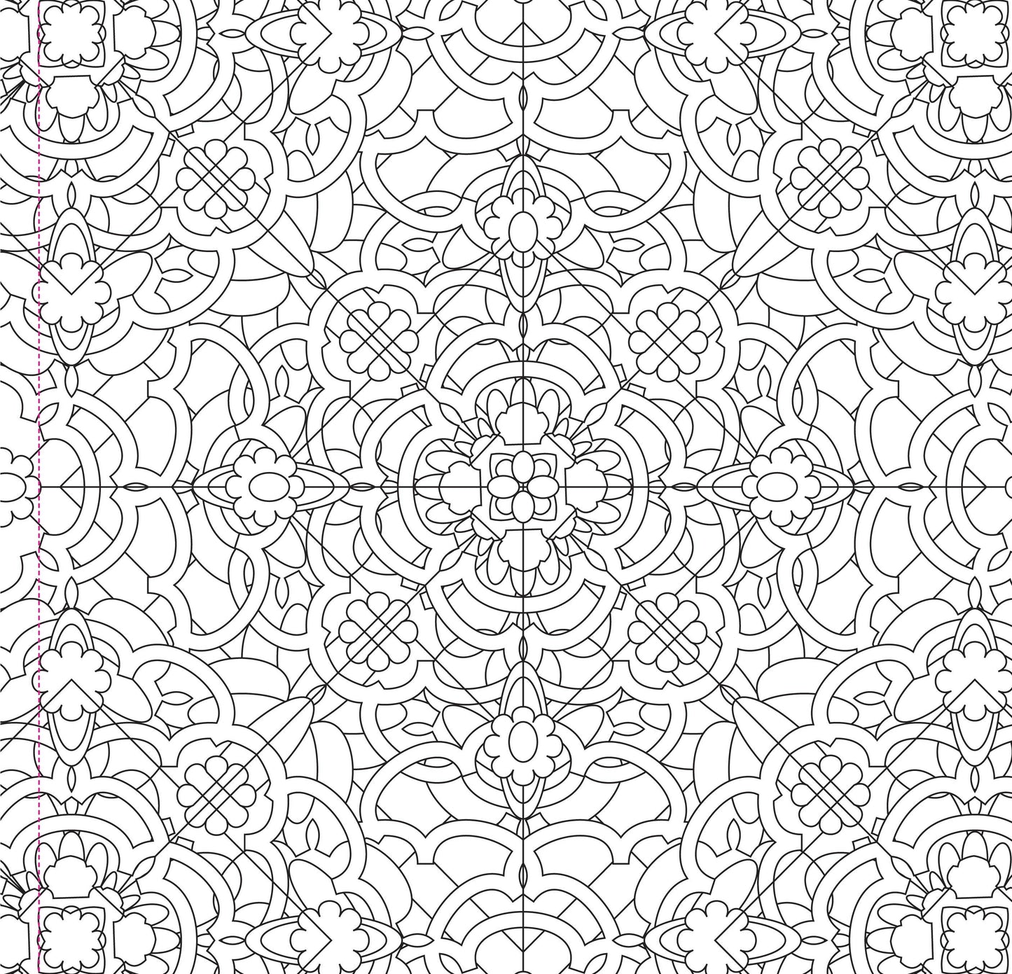 Kaleidoscope Designs Artist's Coloring Book