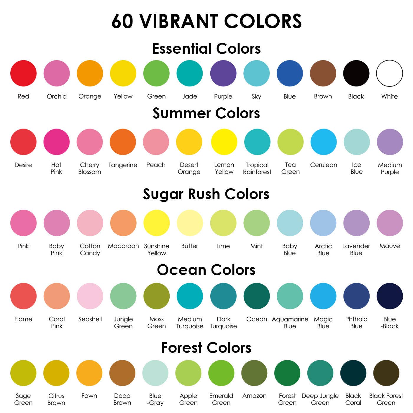 Bold & Bright Coloring Kit - Forest Color